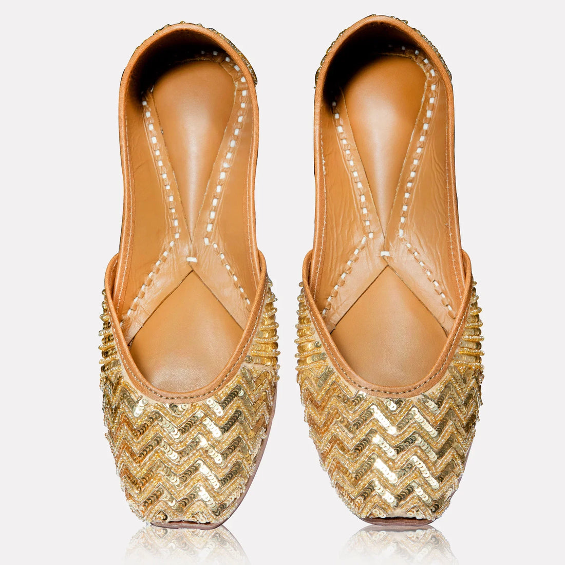 zig zag handcrafted jutti
