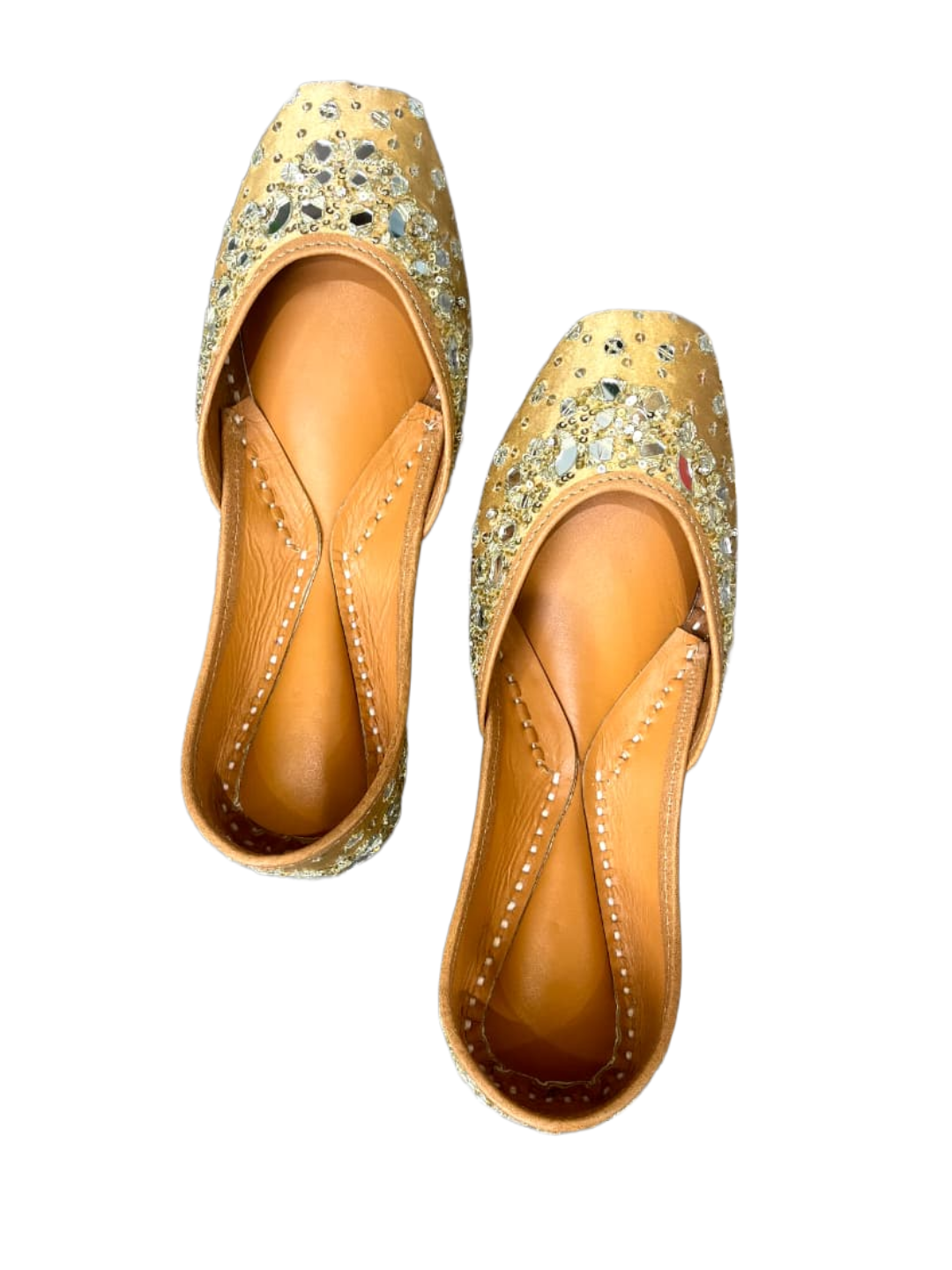 Meher Gold Embellished Jutti