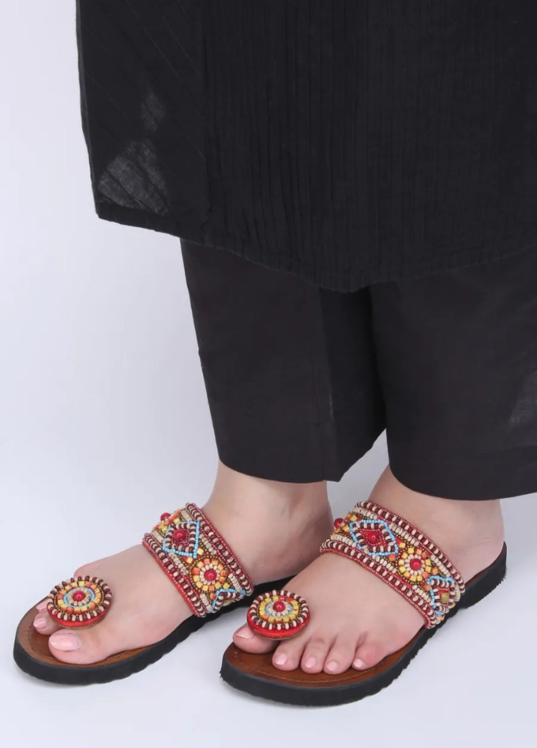 Maasai Muse Beaded Kolhapuri