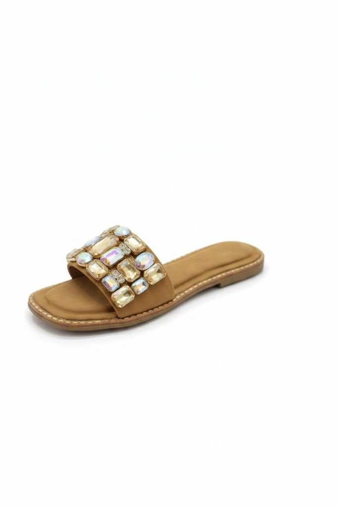 Diamond Classic Slipper – Vegan Luxury for Everyday Glam