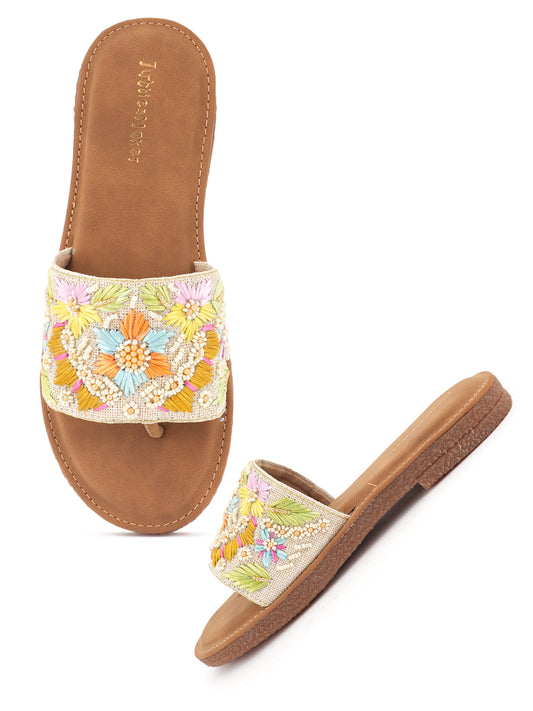 Ivory Bloom Vegan - Slip-Ons