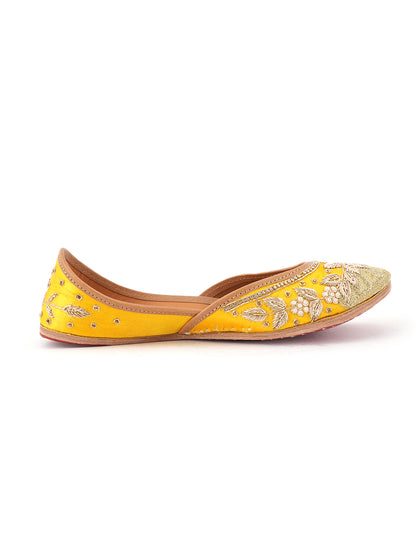 Sunlit Fleur Leather Jutti
