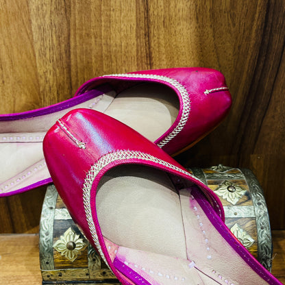 CASUAL JUTTI MAGENTA