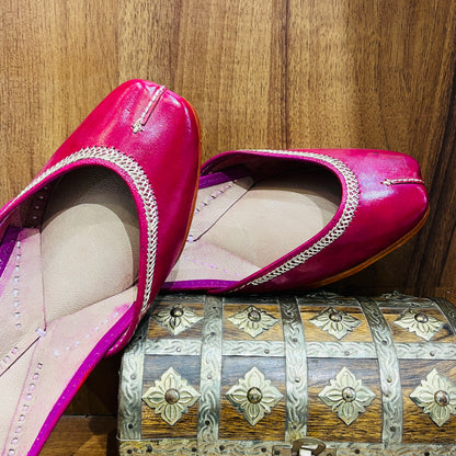 CASUAL JUTTI MAGENTA