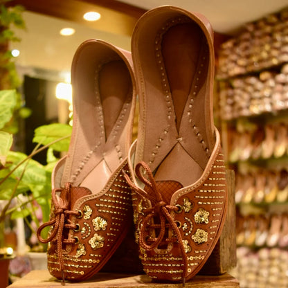 Lace Up Tan