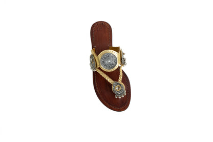 Jewell gold tikli kolhapuri