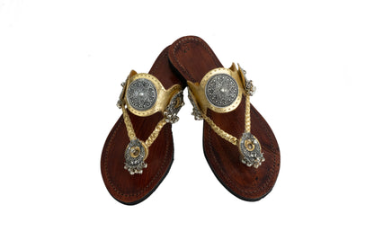 Jewell gold tikli kolhapuri