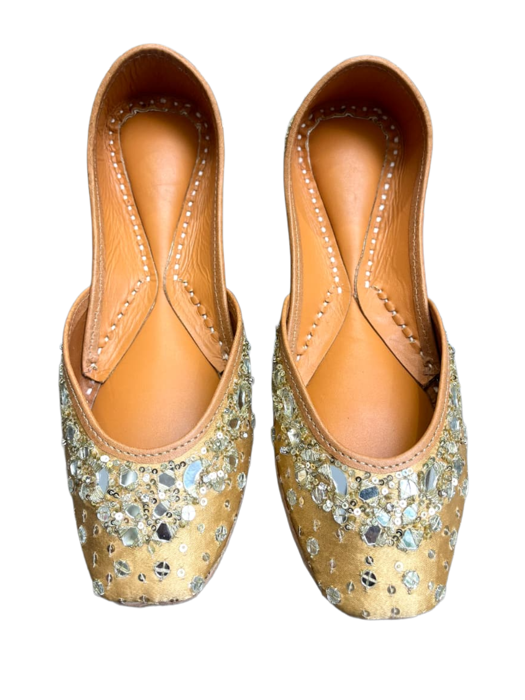 Meher Gold Embellished Jutti
