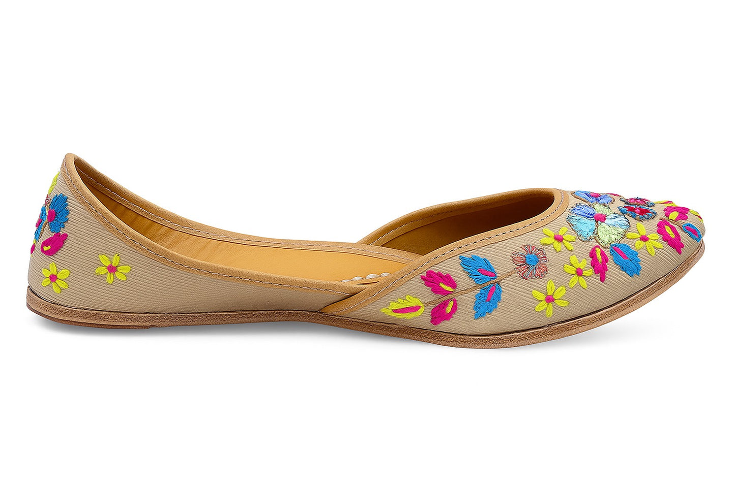 phoolwari glow jutti