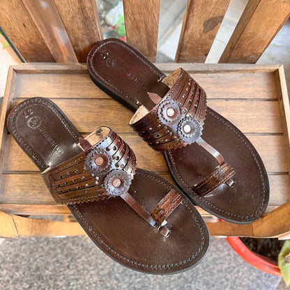 royal ebony kolhapuri