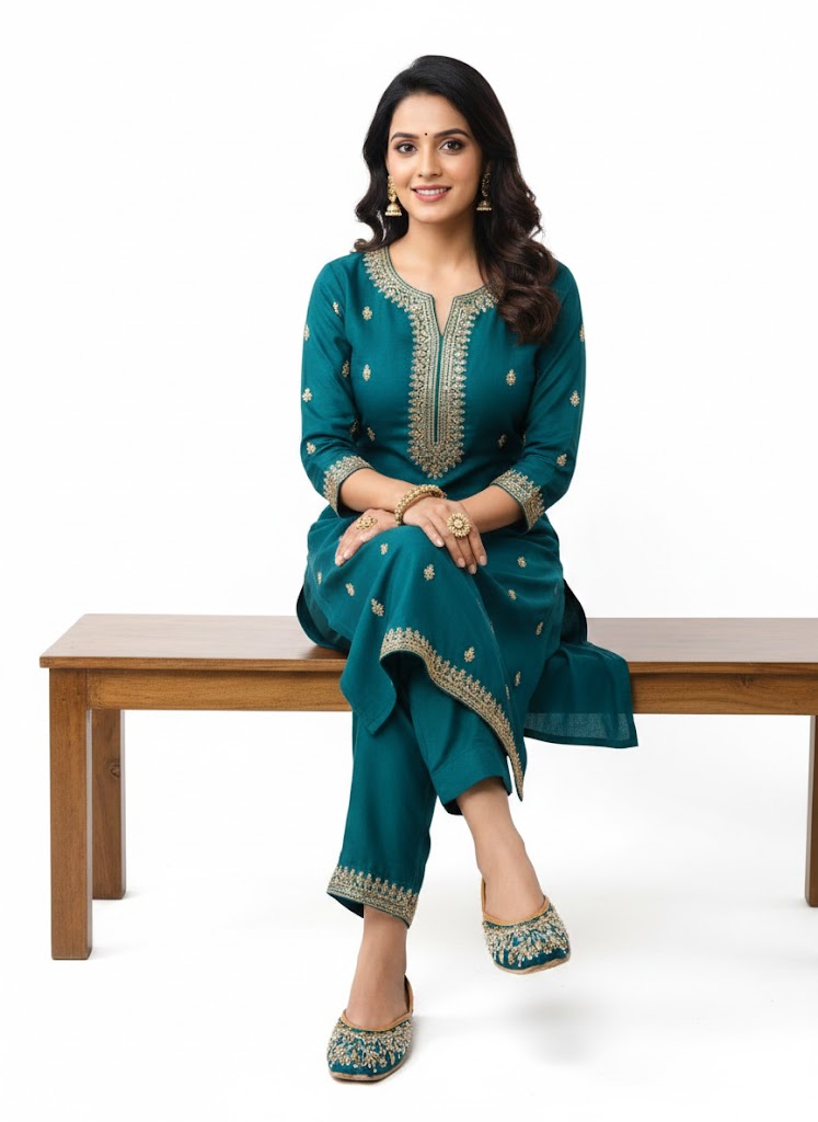 teel blue jutti